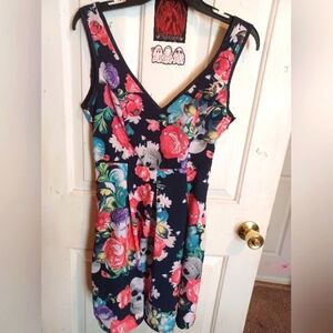 Iron Fist Flowers and Skulls Dress